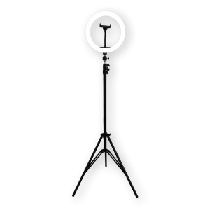 Ringlamp 26 cm diameter, hoog statief