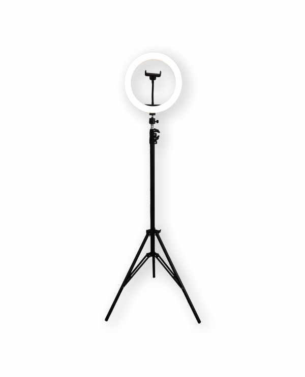 Ringlamp 26 cm diameter, hoog statief