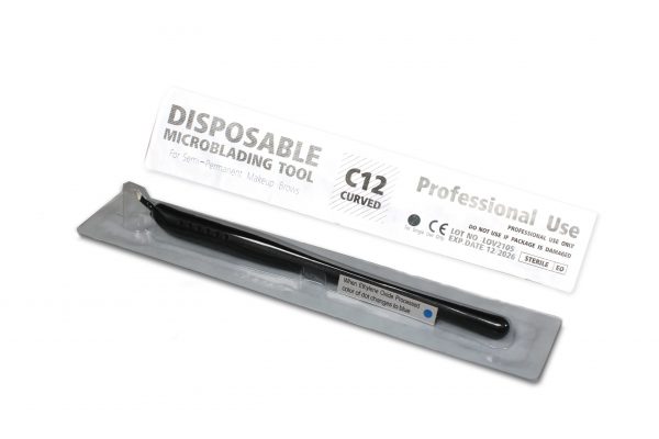 manuele pen C12 curved zwart